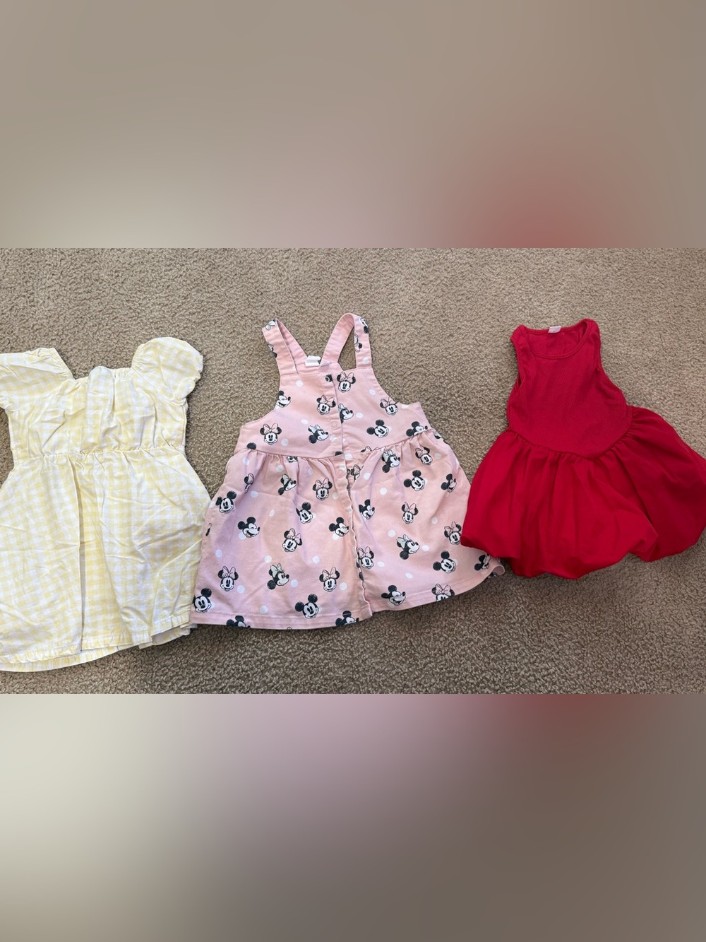 Bundle 3 cuties dress sz 3 red size 2/3